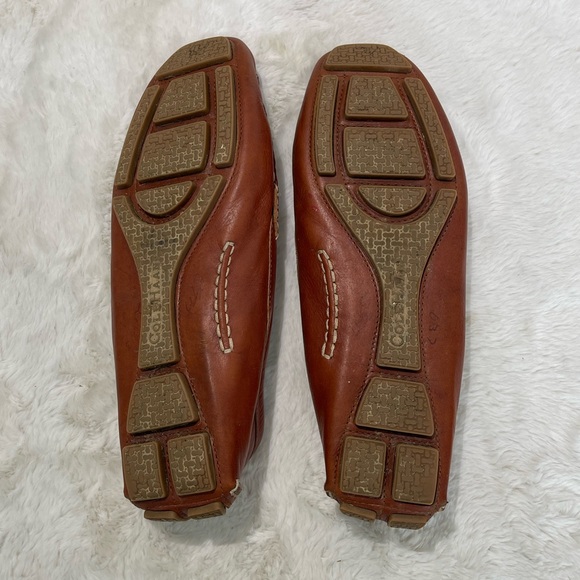 Cole Haan size 10 cognac leather loafers - Picture 6 of 7